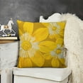 thumbnail image 2 of SHANXI  Spring Pillow Cover  Watercolor Daisy Decorations Seasonal Farmhouse Summer Pillow Case Decor for Sofa Couch 18x18in, 2 of 5