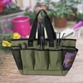 thumbnail image 3 of Bolsa para herramientas de jardín, bolsa organizadora de herramientas con múltiples bolsillos, bolsa de almacenamiento, bolsa para herramientas de jar, 3 of 7