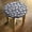 Grey, variant on Riforla Bar Stool Cushion Texture Stool Cover Round Upholstered Bar Stool Foam Cushion Non Slip Bottom 12 Inches Cushion Green