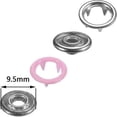 thumbnail image 4 of Snap Fasteners Kit 200 Sets 10 Colors Five-prong Buckles Hollow Solid, 4 of 5