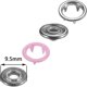 thumbnail image 4 of Snap Fasteners Kit 200 Sets 10 Colors Five-prong Buckles Hollow Solid, 4 of 5