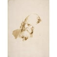 thumbnail image 2 of Giovanni Battista Tiepolo 19x24 Gold Ornate Framed and Double Matted Museum Art Print Titled - Head of a Man Wearing a High Collar (1696-1770), 2 of 4