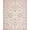 Pink Blue Beige, Pattern 5, variant on ODIKA 2'x3' Washable Accent Rug Pet Friendly, Bedside Mat Muted Pink Boho Southwestern Bands Distressed Vintage Zigzag and Diamond for Bedroom, Nursery, RV