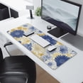 thumbnail image 2 of Long Mouse Pads for Desk,Pioneer Flower Floral Print Pattern Desk Mats on Top Of Desks, Desk Mouse Pad Extra Large with 3mm Non-Slip Base and Stitched Edge for Gaming,Office,Work,Home 31.5"x11.8", 2 of 6
