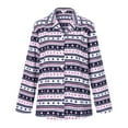 thumbnail image 4 of Richie House Women's Cotton Print Fleece Two-piece Pajama RHW2790-A-L, 4 of 7