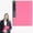 B, variant on Art Portfolio Folder, 9x12 Inch Presentation Book with 40 Pockets, Rose Red