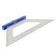 thumbnail image 5 of Woodworking Triangle Ruler Carpenter Square 140mm Dual Scale Measuring Scribing Tool Blue, 5 of 5