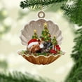 thumbnail image 2 of Pompotops 1PC Christmas Stickers/Xmas 3.15'' Dog Cat Christmas Tree Pattern Tree Hanging Pendants Decorative Exquisite Home Farmhouses Party Decor, 2 of 5