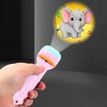 thumbnail image 4 of Linterna de proyección para niños linterna de Educación Temprana patrón cognitivo Ehuebsd luz brillante para dormir lámpara de libro juguete regalo para niños, 4 of 8