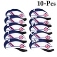 thumbnail image 1 of Bangcool 10PCS Golf Club Cover Creative Fashion Golf Iron Cover Protective Head Cover, 1 of 8