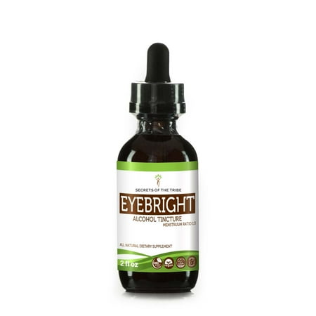 Eyebright Tincture - Eyebright Tincture Alcohol Extract, Organic Eyebright (Euphrasia officinalis) Dried Herb 2 oz
