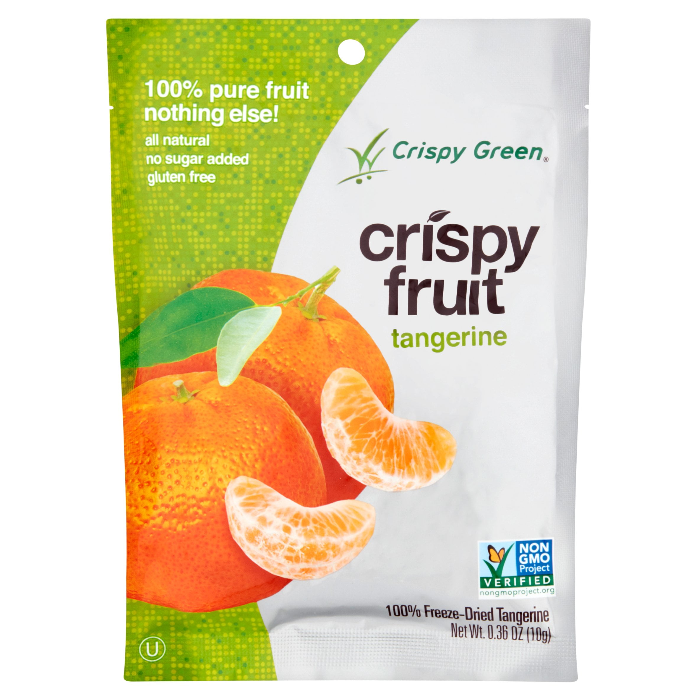 Crispy Green Crispy Fruit Tangerine,0.36 Oz (Pack Of 12)