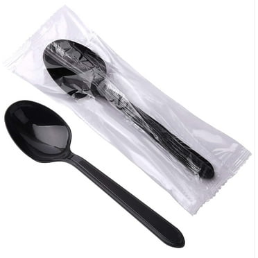 Disposable Brown Spoons, Wood Fiber Biodegradable Cutlery, Eco Fibres Utensils Broken Disposable Brown Spoons Isolated Wood Fiber 315151956