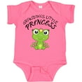 thumbnail image 3 of Inktastic Grandpa's Little Princess Cute Frog Girls Baby Bodysuit, 3 of 5