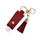 thumbnail image 1 of Hand Holder Keychain 1Pcs Bottle Cover Keychain For Everyday Use Female Male Dark Red ABS With Tassel Design, 1 of 3