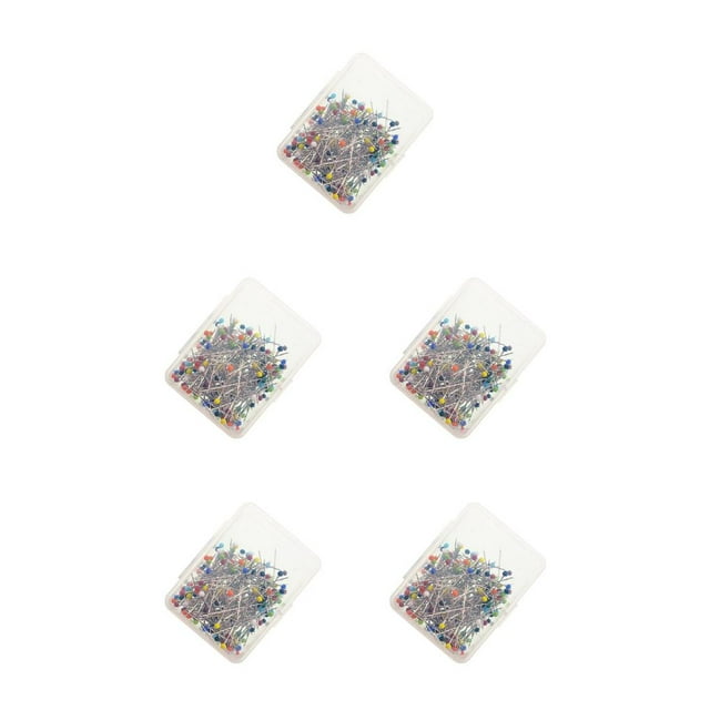 mmirethe 1 Box Straight Quilting Pins Garment Accessory Positioning Needles Dressmaker 5.70*3.80*1.60cm 5Set