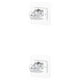 thumbnail image 1 of Soporte para barra de cortina Matsuzay 1pc transparente 2piezas, 1 of 1
