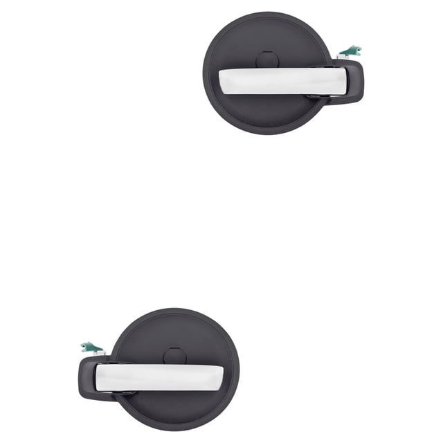 Manijas PUERTA INTERIOR HUSHAN para Charger 2006 al 2010 Dodge delanteras/traseras color Gris obscuro/cromado