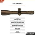 thumbnail image 3 of Athlon Optics Ares ETR Rifle Scope 4.5-30x 56mm Illuminated APLR2 MOA Reticle Brown, 3 of 5