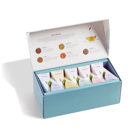 Tea Forte Wellbeing Presentation Box 20 Handcrafted Pyramid Tea Infusers