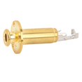 thumbnail image 1 of Acoustic Guitar Mono Endpin Output Jack, 6.35mm Brass Alloy High Sensitivity Strap Button Jack Socket, 1 of 7
