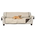 thumbnail image 2 of FurHaven Pet Products Reversible Large Sofa Furniture Protector - Espresso/Clay, Large Sofa, 2 of 10