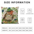 thumbnail image 5 of Chilfamy Christmas Wreath Throw Pillow Covers Winter Animal Lovely Bird Decorative Farmhouse Pillow Cover Xmas Pillowcase Cushion Cover Holiday Outdoor Decorations (Xmas-Bird), 5 of 5