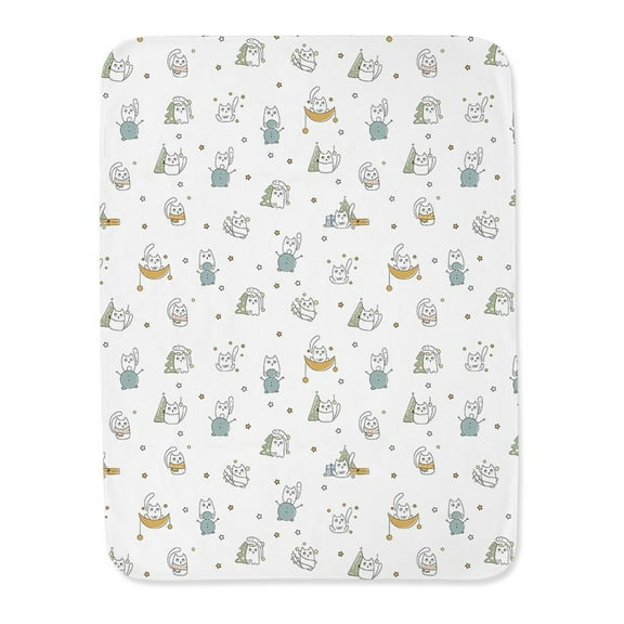 Christmas Cats Funny Blanket  -Image by Shutterstock,