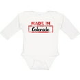 thumbnail image 3 of Inktastic Made in Colorado stamp Boys or Girls Long Sleeve Baby Bodysuit, 3 of 5
