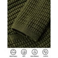 thumbnail image 5 of Women Knit Cardigan Sweaters Fall Fashion Long Sleeve Button Down Trendy Casual Jacket Winter Clothes Dark Green XL, 5 of 9