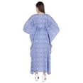 thumbnail image 3 of Moomaya Womens Sleep Kaftan V-Neck Cover Up Long Caftan Maxi Dress, 3 of 7