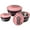 Pink, variant on Pinnacle Thermoware 3-Pc 1qt, 2qts, and 2.6qts Insulated Bowl with Lid Casserole Dish Set, Pink