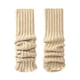 thumbnail image 4 of Calentadores de piernas de punto, medias con mangas para piernas, polainas JK cálidas, medias altas, cubrepiernas, calcetines largos de punto para mujeres, uniformes para niñas 44cm Yinane Calientapiernas, 4 of 7