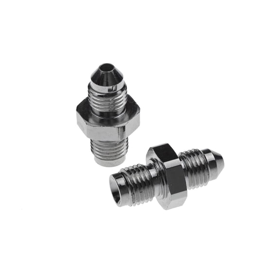 Redhorse 336-04-11 Male Inverted Flare -04 to 10mmx1.0 - Silver - Pair