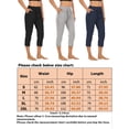 thumbnail image 2 of Colisha Women Lounge Activewear Capri Running Jogging Sweatpant Yoga Workout Crop Jersey Pant Elastic High Waist Drawstring Pocket, 2 of 4