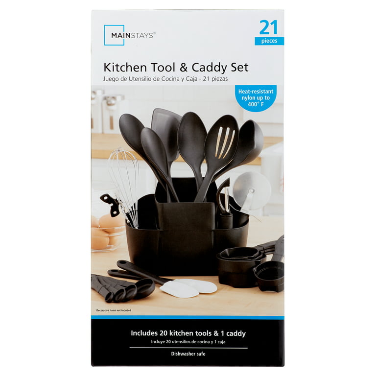 Cook with Color 21 Piece Kitchen Gadget and Tool Set, Gray