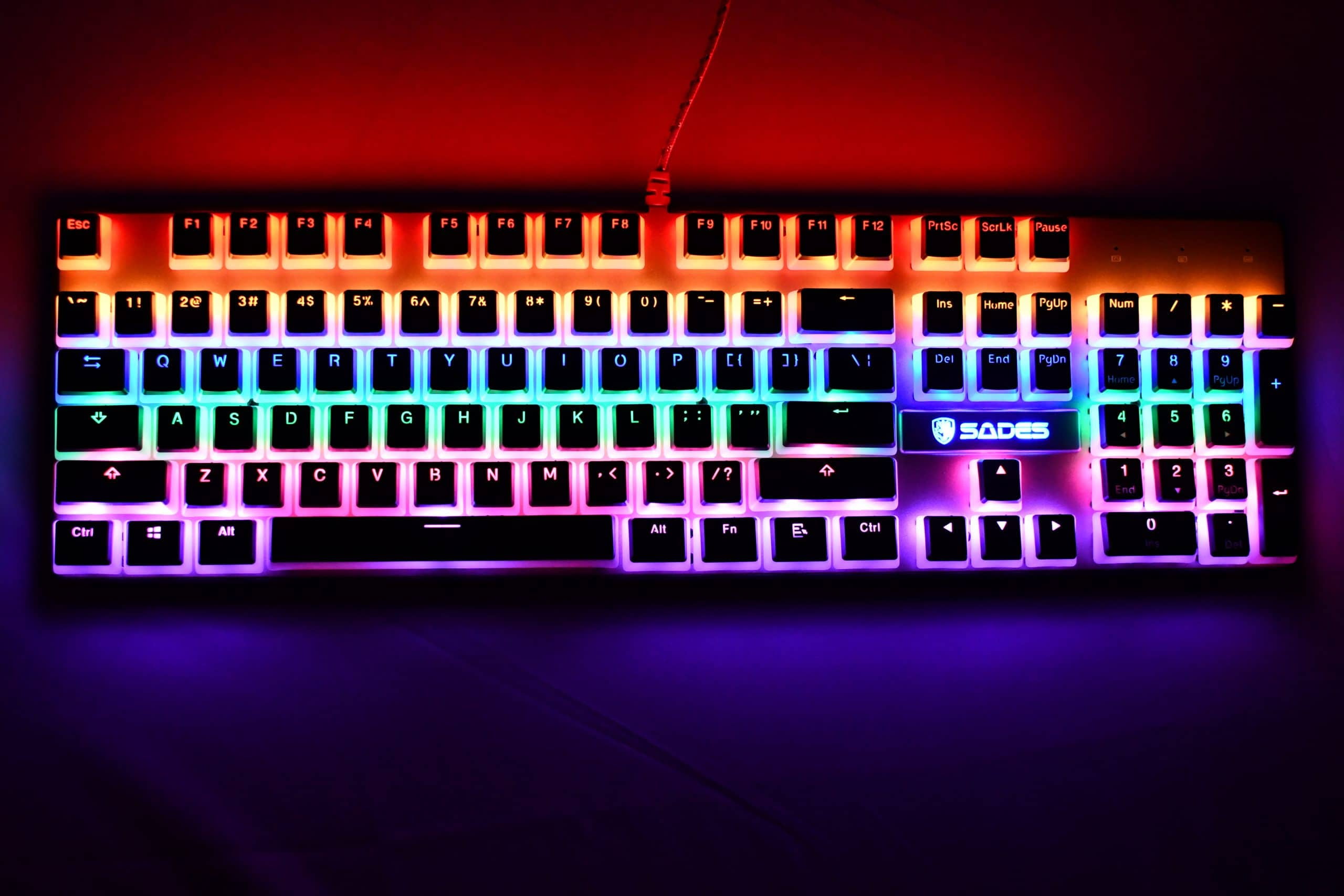 OEM PBT Pudding Keycaps Black and White - 104 Keys