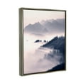 thumbnail image 3 of Stupell Industries Foggy Mountain Nature Nature Photography Gray Floater Framed Art Print Wall Art, 17 x 21, 3 of 9