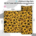 thumbnail image 5 of Yellow and Black Of Leopard Print Toddler Nap Mats for Kids Preschool,Sleeping Mat Bag or Kids,Toddler Sleeping Bag,Toddler Nap Mat or Daycare, 5 of 6