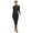 Black, variant on TiaoBug Womens One Piece Unitard Full Body Leotard Gymnastics Unitard Figure Skating Jumpsuit Bodysuit Catsuit Black M