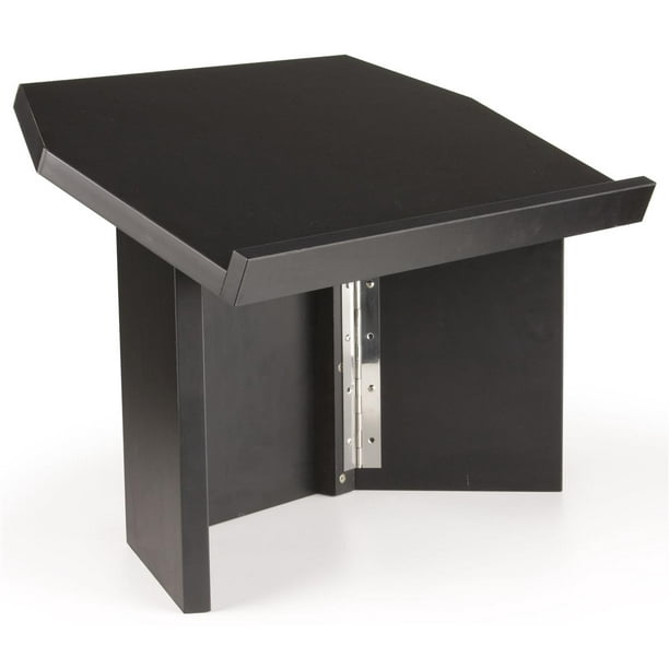 Displays2go Folding Tabletop Lectern for Use on a Counter, Portable