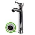 thumbnail image 1 of Llave Monomando Para Lavabo Fregadero Acero Inoxidable 30cm, 1 of 8