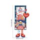 thumbnail image 3 of 4th of July Gnome Door Hanging Banners USA Independence Day Patriotic Wall Door Decor Red White Blue Star Stripe Non woven Fabric Hanging Decoration, 3 of 6