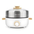 thumbnail image 1 of Olla grill para interiores AROMA AMC-130 de acero inoxidable, 2.5 L, 1 of 6