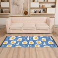 thumbnail image 2 of Yayeee Runner Rug for Bedroom 2'x6' Machine Washable Hallway Non Slip Mat, Cute Fried Eggs, 2 of 8