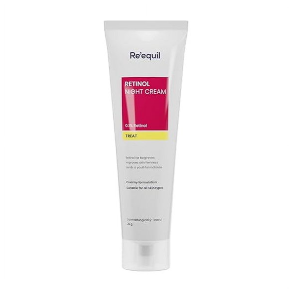 RE EQUIL 0.1% Retinol Night Cream | Repairs Wrinkles & Fine Lines 30 G