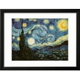 thumbnail image 2 of Starry Night, c.1889 Vincent Van Gogh Iconic Post Impressionism Blue Night Landscape Framed Print Wall Art By Vincent van Gogh, 2 of 2