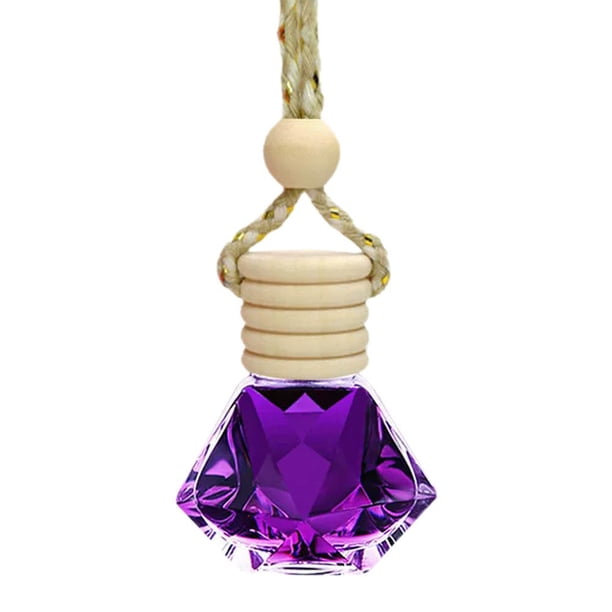 Difusor de aromaterapia para coche, colgante de vidrio, opciones multicolor, experiencia de conducción fresca y cómoda, aceites esenciales de plantas naturales.