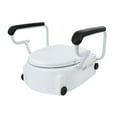 thumbnail image 3 of Asiento de inodoro Strade Fareast Limited antideslizante con reposabrazos plegables, 3 of 8