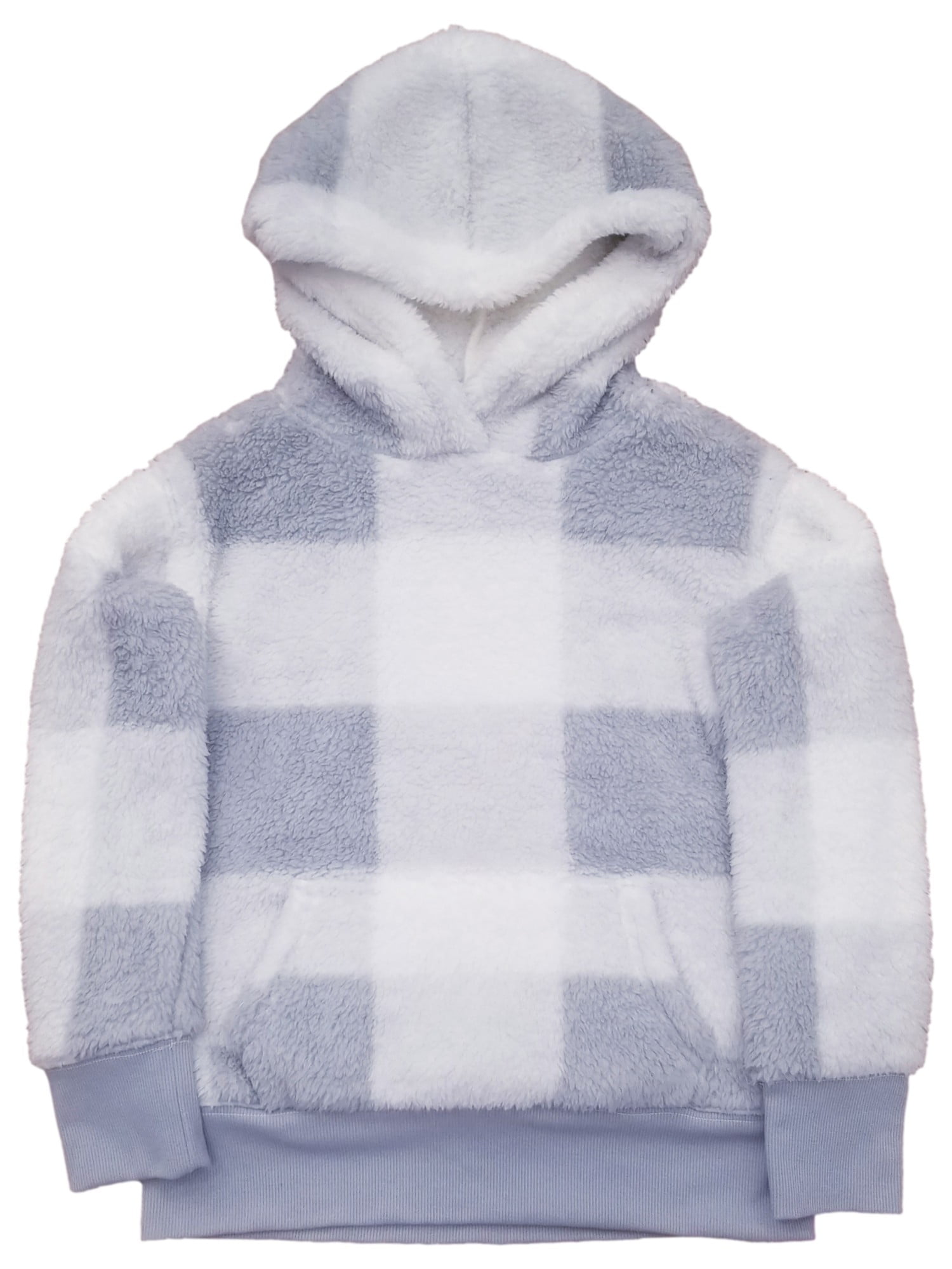 white fur pullover